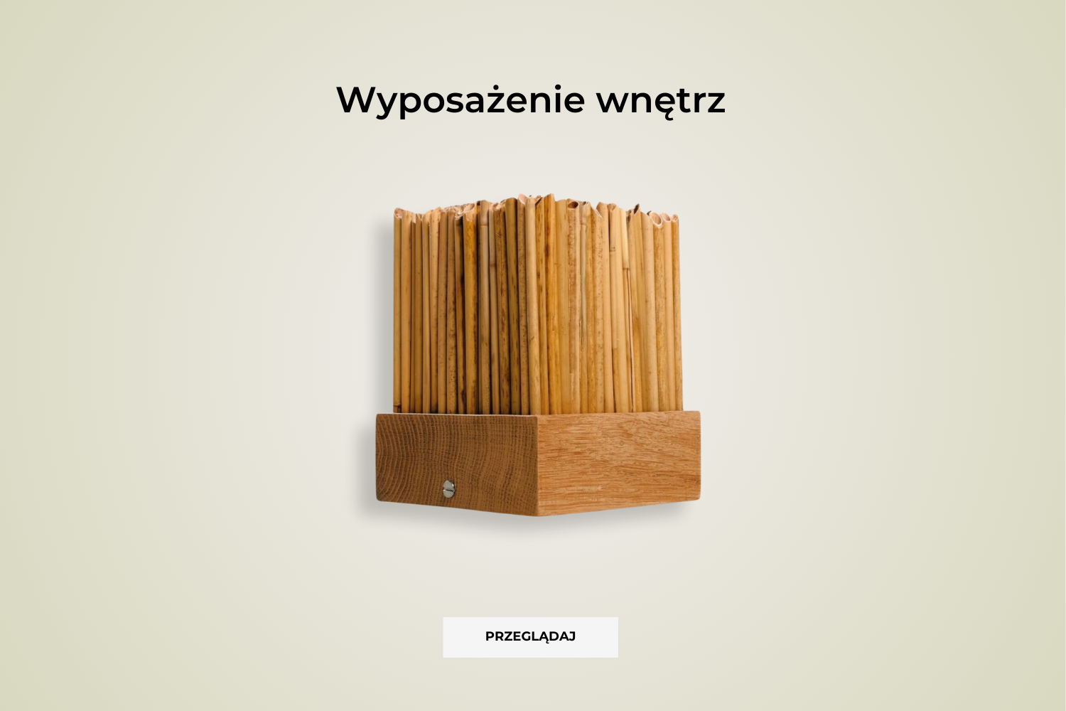 ekologiczne wyposażenie wnętrz
